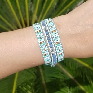 NEW 3 Wrap Bracelet Handmade Katie Soleil